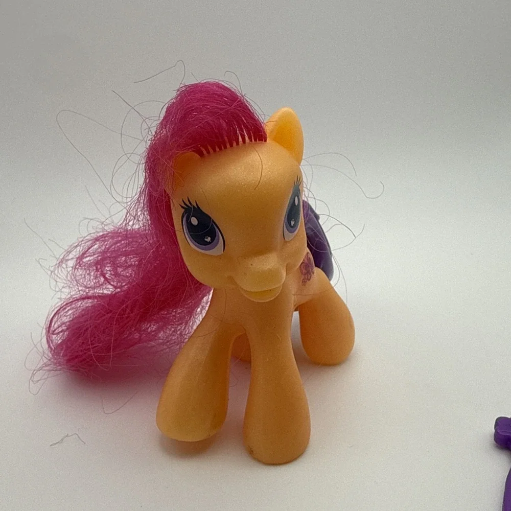 My Little Pony Scootaloo G3 2007 & Scootaloo G3.5 with Scootaloo Comb Lot Of 3